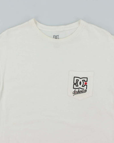 Vintage DC Shoe CO. Spell Out Pocket Graphic T-Shirt - L