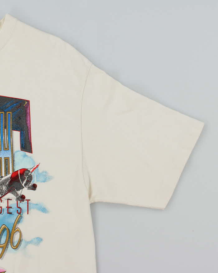 Vintage 90's Oshkosh Fly-In Single Stitch Graphic T-Shirt - XL