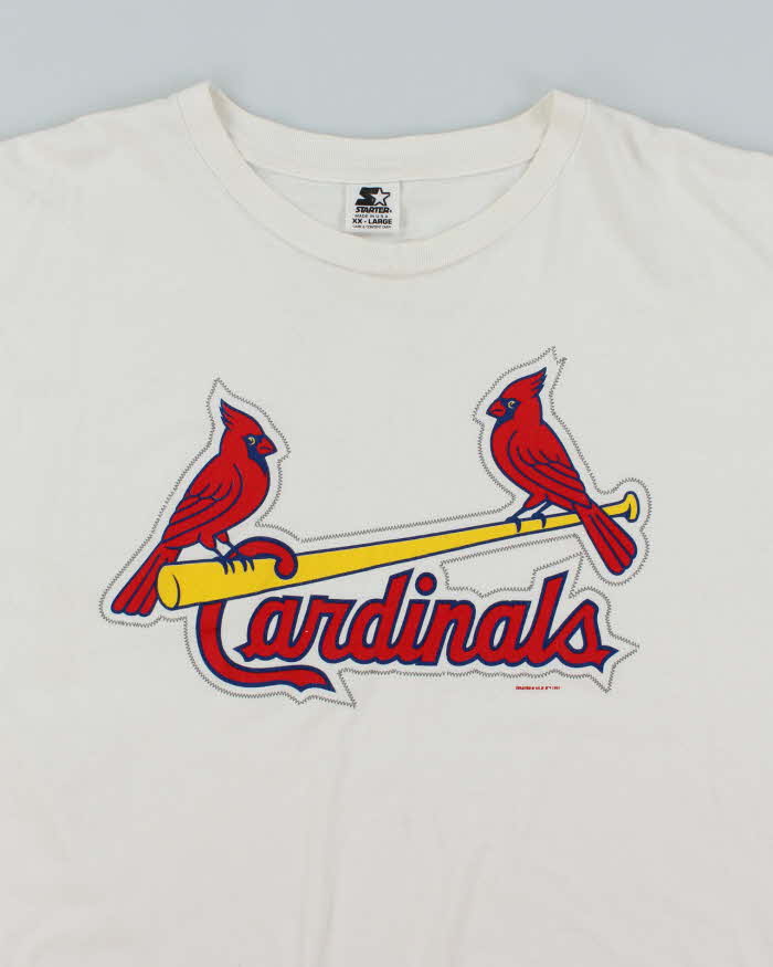 Vintage 90's Starter Boxy Cardinals MLB Graphic T-Shirt - XXL