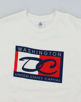 Vintage Y2K Washington DC Souvenir Graphic T-Shirt - L