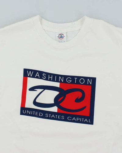 Vintage Y2K Washington DC Souvenir Graphic T-Shirt - L