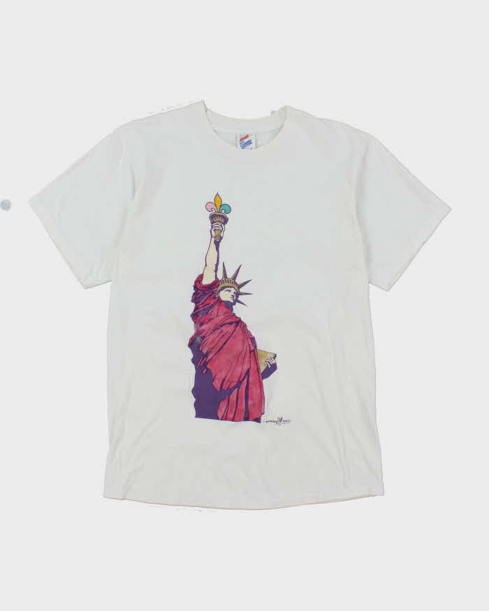 Vintage 90's Statue of Liberty Graphic Souvenir T-Shirt - L