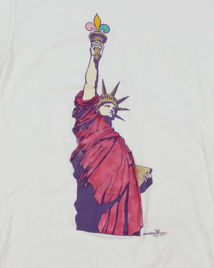 Vintage 90's Statue of Liberty Graphic Souvenir T-Shirt - L