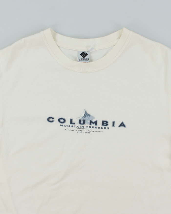 Vintage 90's Columbia Mountain Trekking Graphic T-Shirt - M