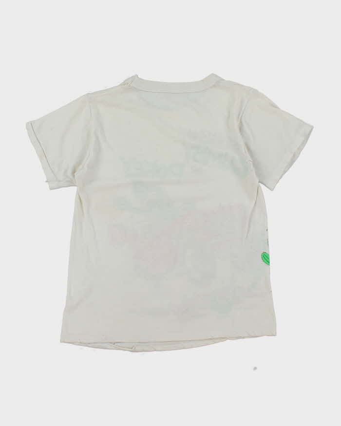 Vintage 80's Gumby &amp; Pokey Off Roadin' Graphic Baby Fit T-Shirt - S
