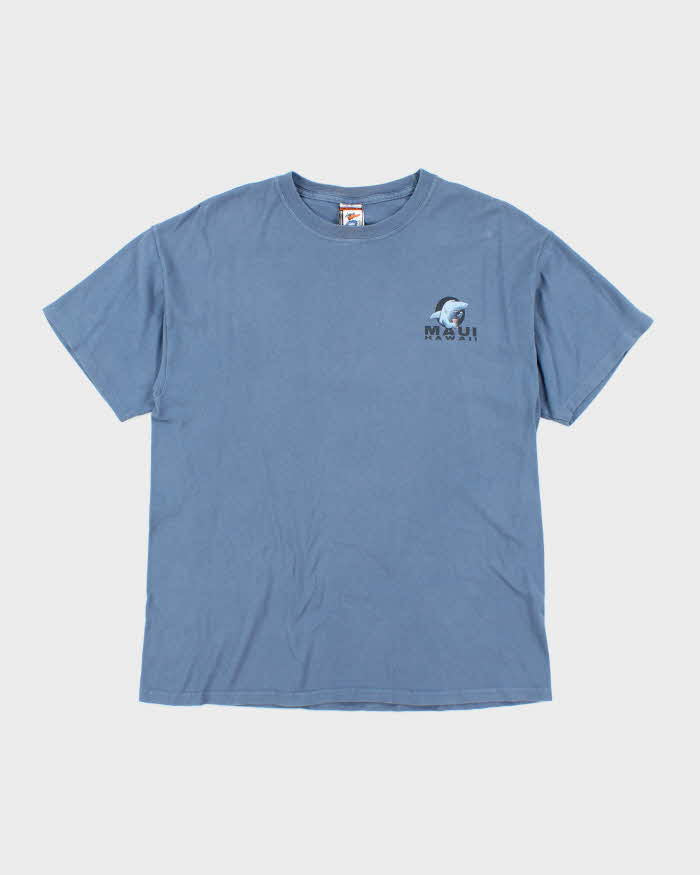 Vintage 2000's Maui Beware Sharks Souvenir T-Shirt - L