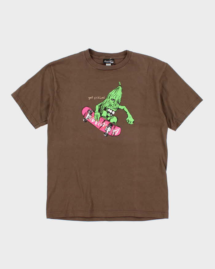 Vintage Y2K Volcom Get Pickled Graphic T-Shirt - L