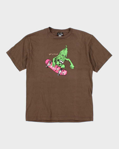 Vintage Y2K Volcom Get Pickled Graphic T-Shirt - L