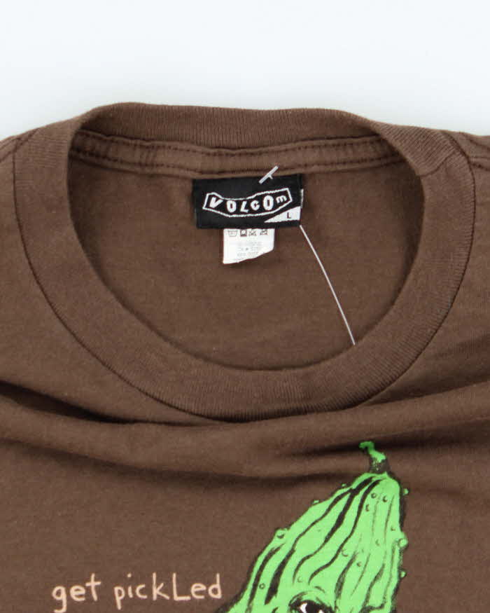 Vintage Y2K Volcom Get Pickled Graphic T-Shirt - L