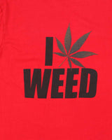 Vintage Y2K I Heart Weed Graphic T-Shirt - L