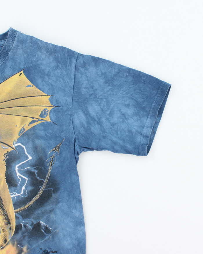 Vintage Y2K The Mountain Fire Breathing Dragon Graphic T-Shirt - L