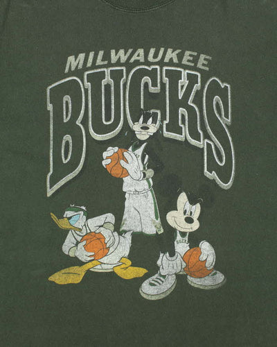 Junk Food x Disney Milwaukee Bucks Basketball Graphic T-Shirt - M