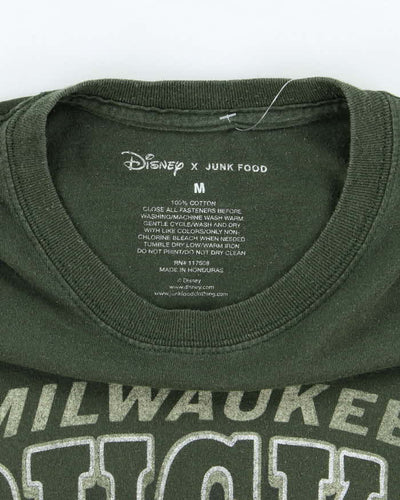 Junk Food x Disney Milwaukee Bucks Basketball Graphic T-Shirt - M