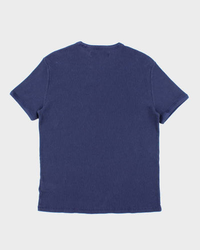 Vintage Calvin Klein Small Logo Waffle T-Shirt - M