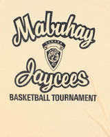Vintage 80's Jaycees Basketball Tournament Graphic Ringer T-Shirt - M