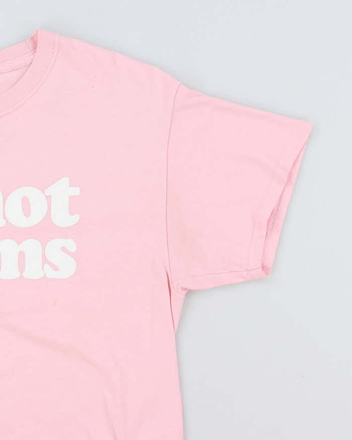 Vintage Y2K I <3 Hot Moms Comedy Graphic T-Shirt - L