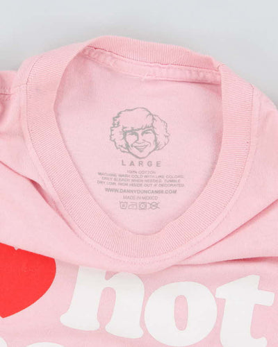 Vintage Y2K I <3 Hot Moms Comedy Graphic T-Shirt - L
