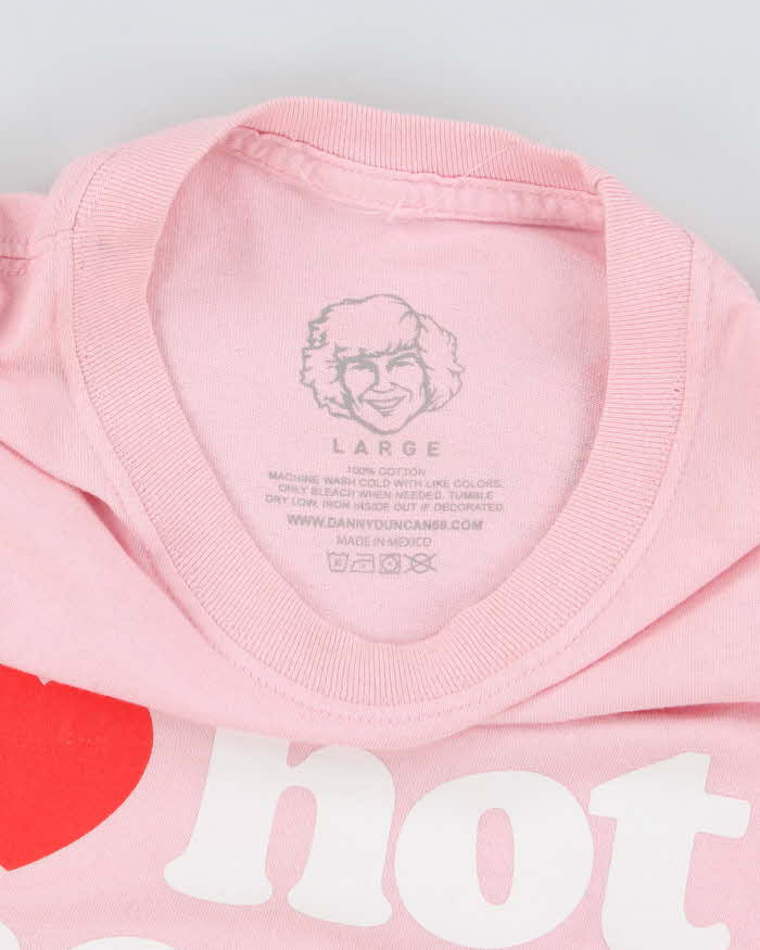 Vintage Y2K I <3 Hot Moms Comedy Graphic T-Shirt - L