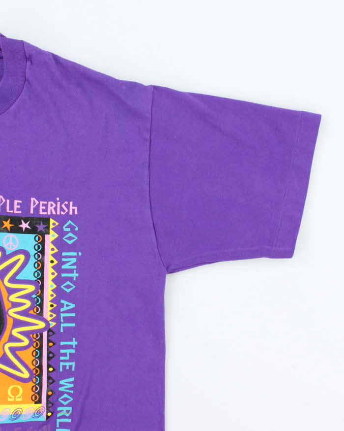 Vintage 90's Single Stitch Sun Graphic T-Shirt - L