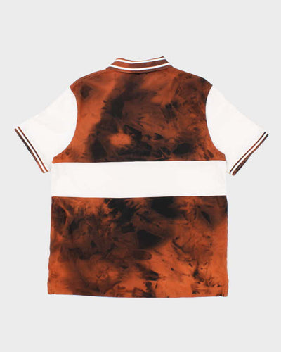 Vintage Y2K Ralph Lauren Bleach Dye Big Horse Polo Shirt - L