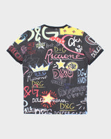 Vintage Y2K Dolce &amp; Gabbana All Over Print Graphic T-Shirt - S