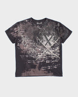 Vintage Y2K Xzavier Unlimited All Over Print Gothic T-Shirt - L