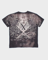 Vintage Y2K Xzavier Unlimited All Over Print Gothic T-Shirt - L