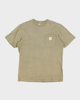 Vintage Carhartt Faded Oversized Pocket T-Shirt - M