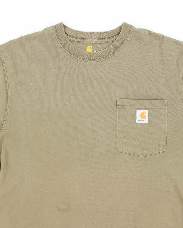 Vintage Carhartt Faded Oversized Pocket T-Shirt - M