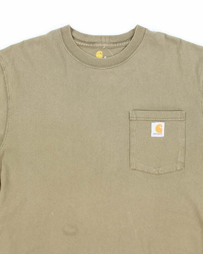 Vintage Carhartt Faded Oversized Pocket T-Shirt - M