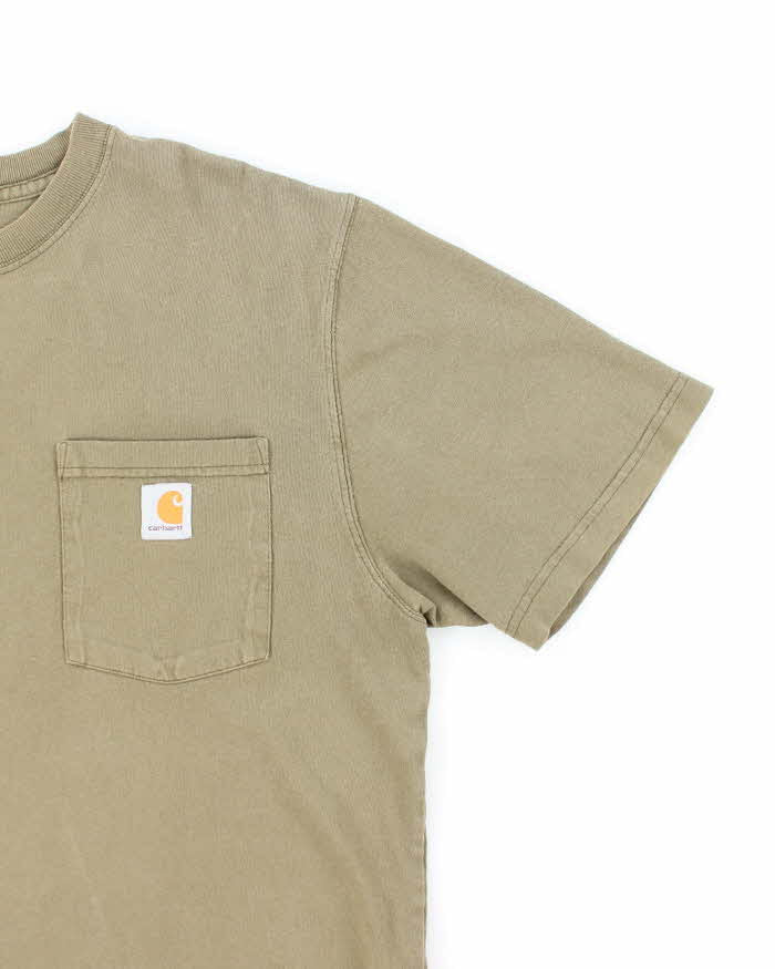Vintage Carhartt Faded Oversized Pocket T-Shirt - M