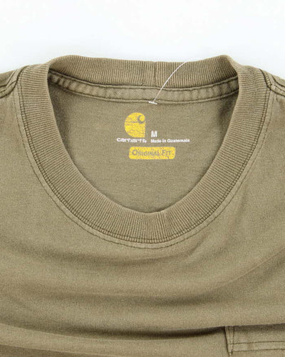 Vintage Carhartt Faded Oversized Pocket T-Shirt - M