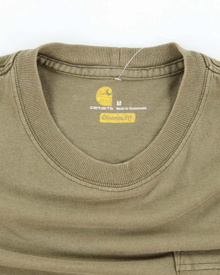 Vintage Carhartt Faded Oversized Pocket T-Shirt - M