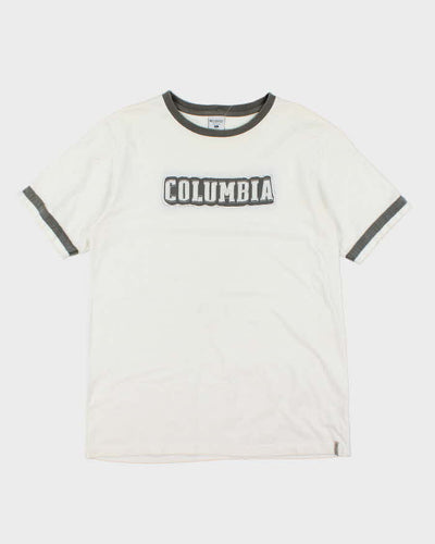 Vintage 90's Columbia Spell Out Logo Oversized T-Shirt - XL