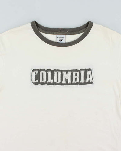 Vintage 90's Columbia Spell Out Logo Oversized T-Shirt - XL