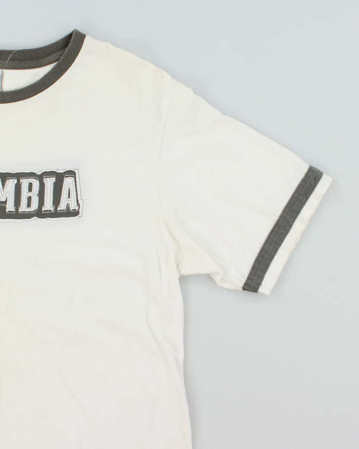 Vintage 90's Columbia Spell Out Logo Oversized T-Shirt - XL