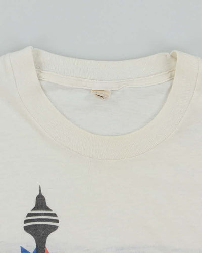 Vintage 80's Skylon International Marathon Running Graphic T-Shirt - M