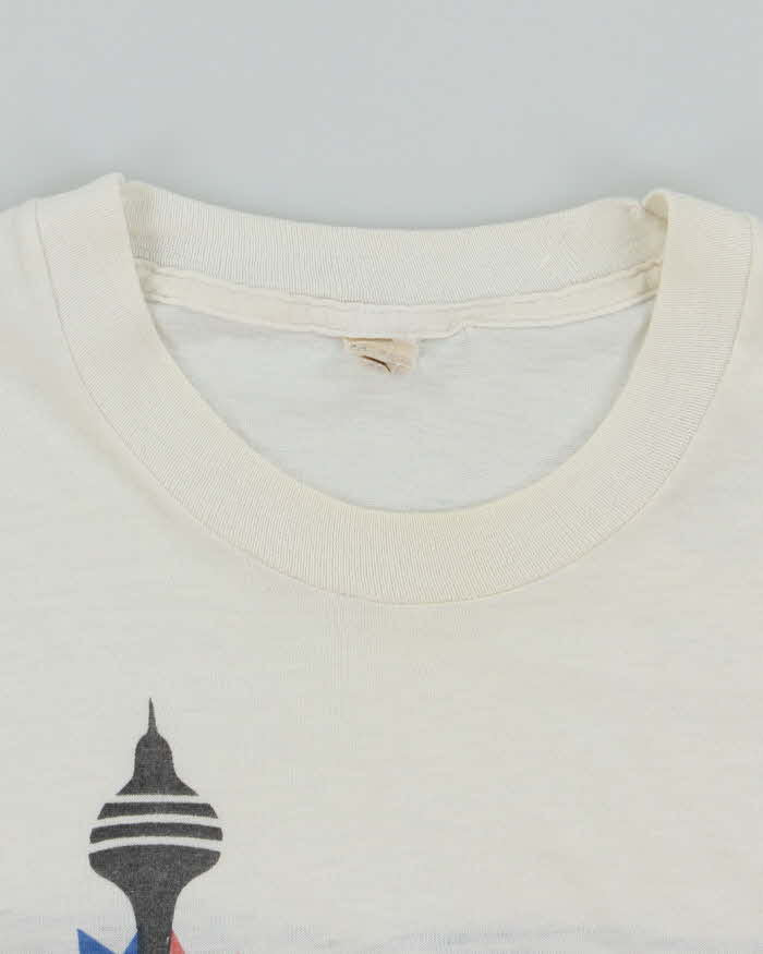 Vintage 80's Skylon International Marathon Running Graphic T-Shirt - M