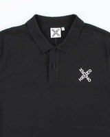 Vintage Kenzo Spell Out Logo Polo Shirt - XL