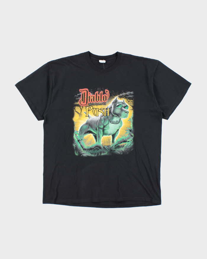 Vintage Y2K Diablo Nutrients Push Dog Graphic T-Shirt - XL