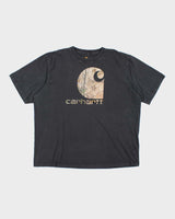 Vintage Y2K Cahartt Camouflage Centre Logo Graphic T-Shirt - XXL