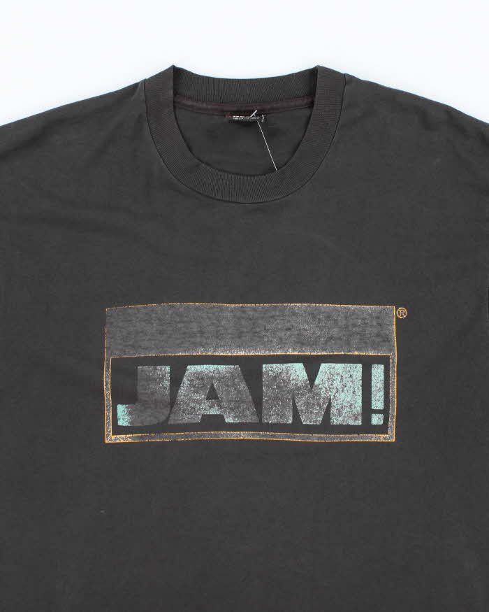 Vintage 90's Let's Jam Single Stitch Graphic T-Shirt - XL