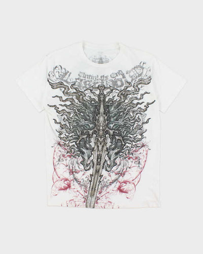Vintage Y2K Last Hold Gothic Style Graphic T-Shirt - L