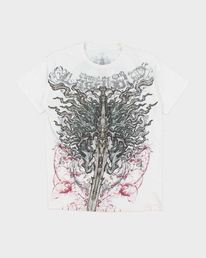 Vintage Y2K Last Hold Gothic Style Graphic T-Shirt - L