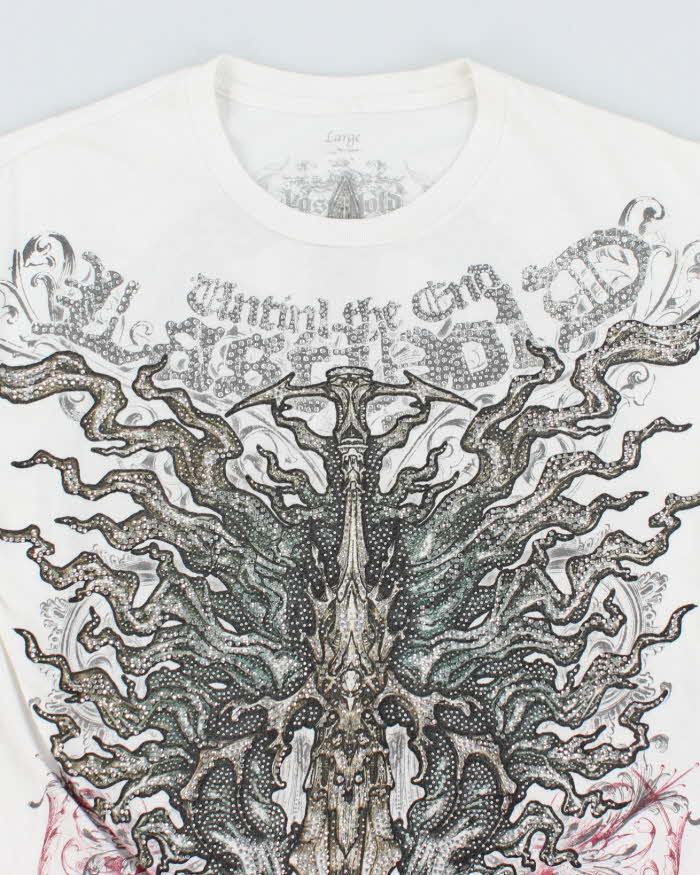 Vintage Y2K Last Hold Gothic Style Graphic T-Shirt - L