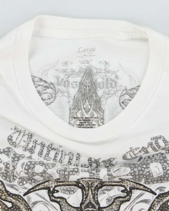 Vintage Y2K Last Hold Gothic Style Graphic T-Shirt - L