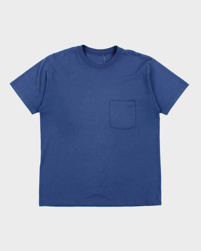 Vintage 90's Single Stitch Blank Pocket T-Shirt - L