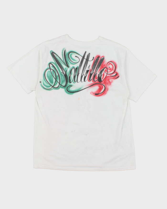 Vintage 2000's All Over Print Mexican Style Graphic T-Shirt - L