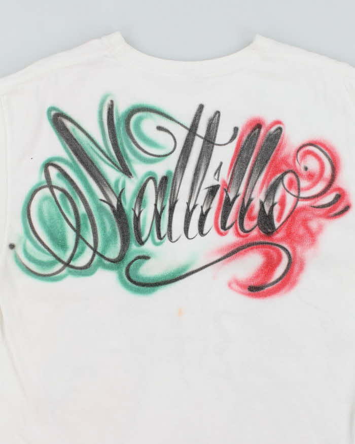 Vintage 2000's All Over Print Mexican Style Graphic T-Shirt - L