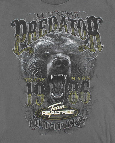 Vintage Y2K Supreme Predator Team Real Tree Graphic T-Shirt - XL